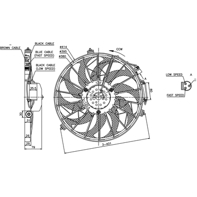 Condenser Fan Assembly by NISSENS - 85648 pa1