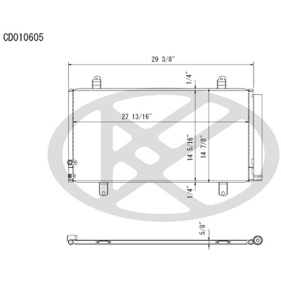 KOYORAD - CD010605 - A/C Condenser pa1