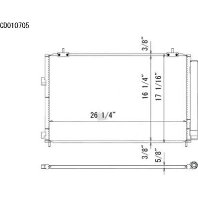 KOYORAD - CD010705 - A/C Condenser pa2