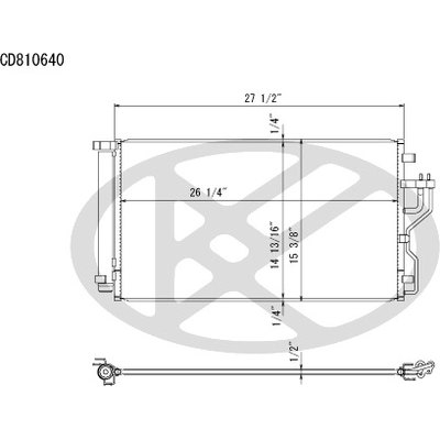 KOYORAD - CD810640 - A/C Condenser pa2