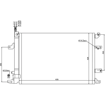 Condenser by NISSENS - 940103 pa2