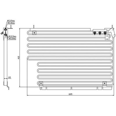 Condenser by NISSENS - 94216 pa1