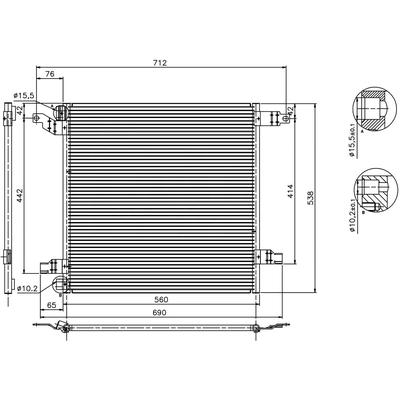 Condenser by NISSENS - 94568 pa2