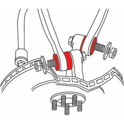 Bague de bras de suspension ou ensemble par SPECIALTY PRODUCTS COMPANY - 66050 pa2