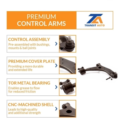 TRANSIT WAREHOUSE - TOR-CK622161 - Control Arm With Ball Joint pa2