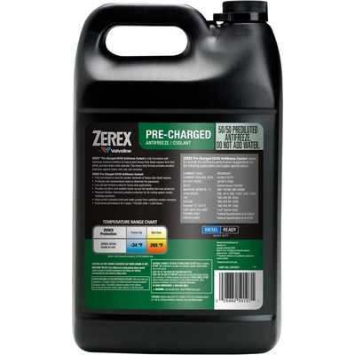 VALVOLINE - ZXPCRU1 -  Coolant - Pack-of-6- 1- Gallon (3.78L) pa4