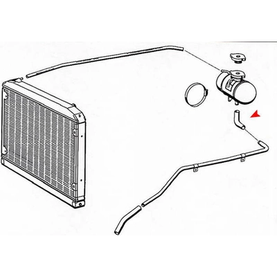 Coolant Overflow Hose by URO - 1135010982 pa3