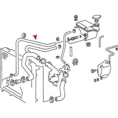 URO - 1245000875 - Expansion Tank Hose pa1