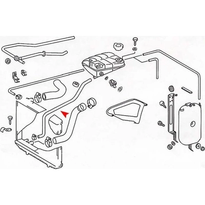 URO - 1265011882 - Coolant Overflow Hose pa1
