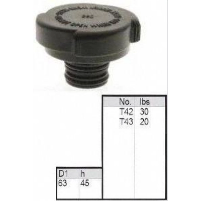 Coolant Recovery Tank Cap by MOTORAD - T43 pa1