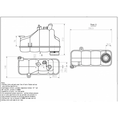 MAHLE ORIGINAL - CRT122-000S - Coolant Reservoir pa2