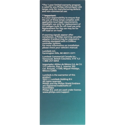 Cornering Light by PHILIPS - H3USLED pa2