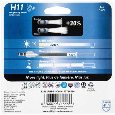 Cornering Light by PHILIPS - H11PRB2 pa4