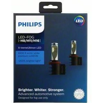 Lumière des virages de PHILIPS - H8/H11/H16 pa50