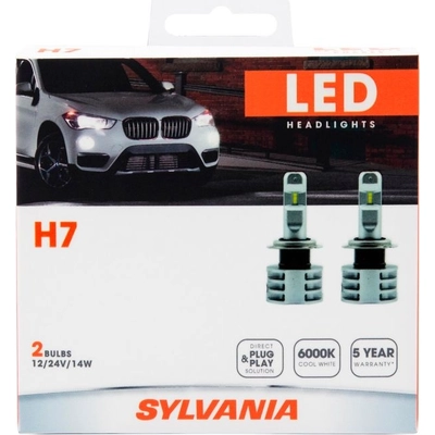 SYLVANIA - H7LED.BX2 - LED Headlight Bulbs pa2