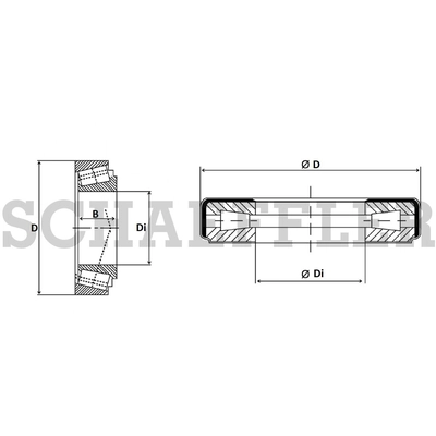 SCHAEFFLER - K3782 - Roulement de contre-arbre/Race pa1