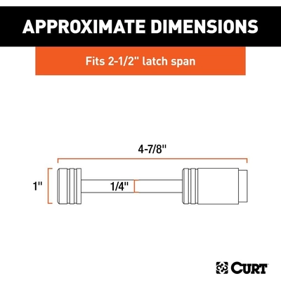 Coupler Lock by CURT MANUFACTURING - 23522 pa6