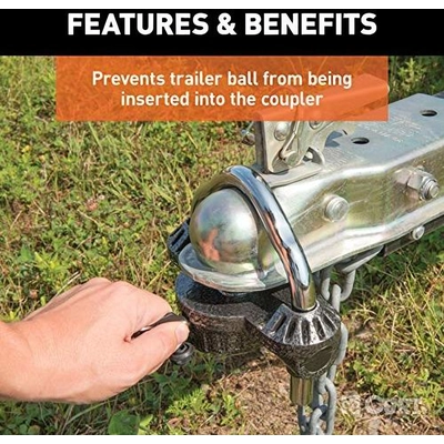 Coupler Lock by CURT MANUFACTURING - 23659 pa8