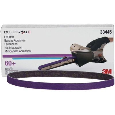 Cubitron™ 18" x 1/2" 60 Grit Ceramic Resin File Sanding Belts (10 Pieces) (Pack of 10) by 3M - 33445 pa1