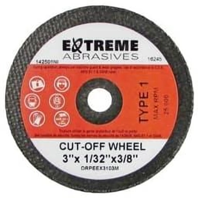 Cut-Off Wheel by EXTREME ABRASIVES - DRPEEX3163M pa2