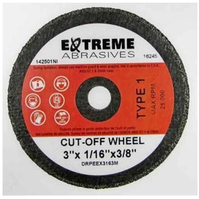Cut-Off Wheel by EXTREME ABRASIVES - DRPEEX3163M-50 pa2