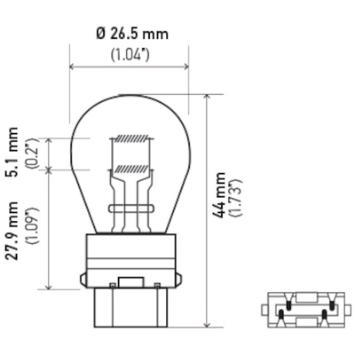 HELLA - 3757A - Light Bulb (Pack of 10) pa2