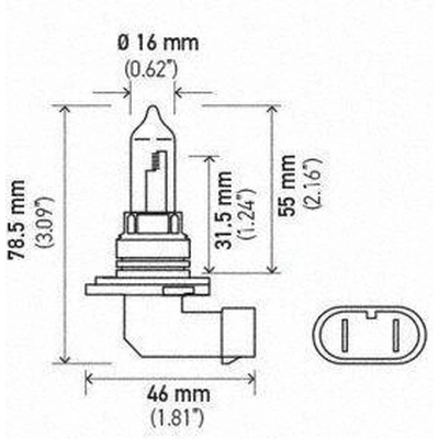 Daytime Running Light by HELLA - 9005-2.0TB pa18