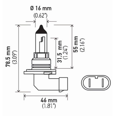 Daytime Running Light by HELLA - 9006-80WTB pa2