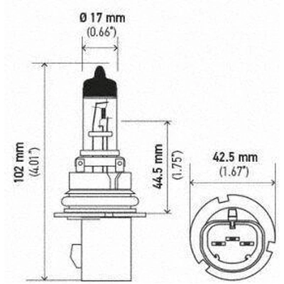 Daytime Running Light by HELLA - 9007P50TB pa6