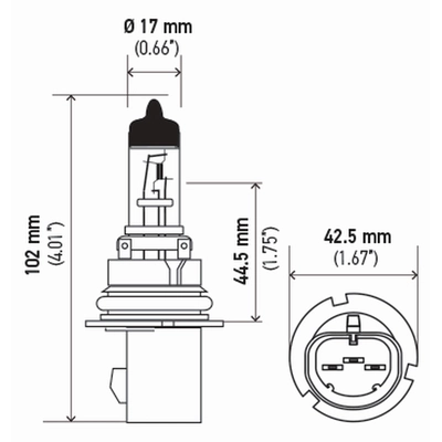 Daytime Running Light by HELLA - 9007SB pa2