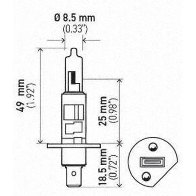 Daytime Running Light by HELLA - H1-130W pa6