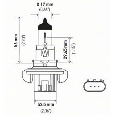 Daytime Running Light by HELLA - H13P50 pa4