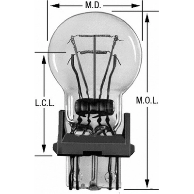 Daytime Running Light (Pack of 10) by WAGNER - 4157LL pa9