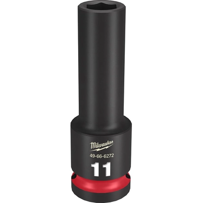 MILWAUKEE - 49-66-6272 - Impact Duty 1/2"Drive 11MM Deep 6 Point Socket pa1