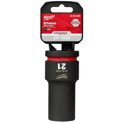 MILWAUKEE - 49-66-6396 - Impact Duty 3/4"Drive 21MM Deep 6 Point Socket pa1