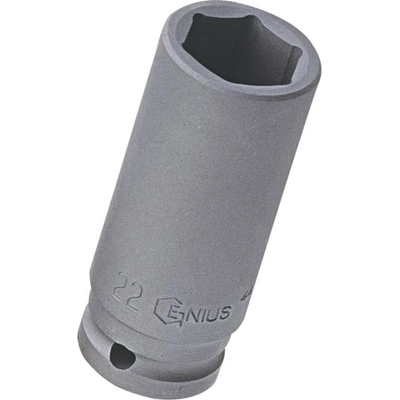 GENIUS - 447835 - 1/2″ Dr. 35mm Deep Impact Socket Cr-Mo (Pack of 5) pa7