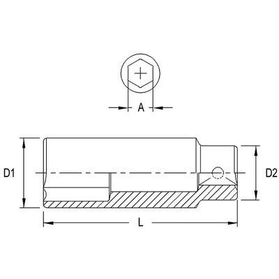 Deep Impact Socket by GENIUS - 497818 pa2