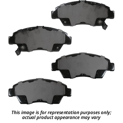 Front Hybrid Pads by DYNAMIC FRICTION COMPANY - 4000-2178-00 3