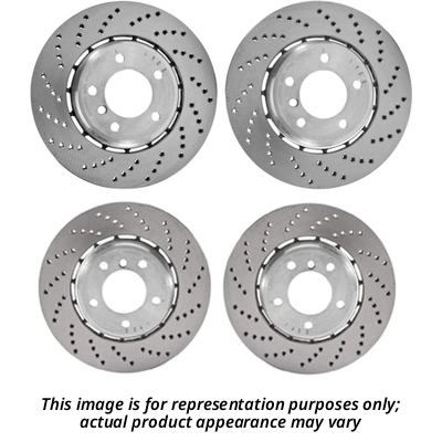 Rear Drilled Rotor by STOPTECH - 228.61087DR 1