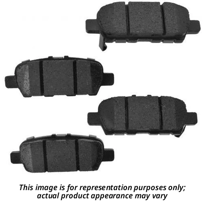 Rear Hybrid Pads by DYNAMIC FRICTION COMPANY - 4000-1761-00 2