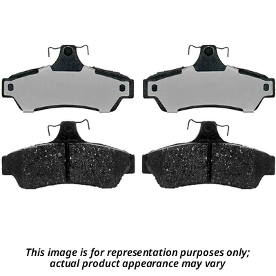 Rear Hybrid Pads by DYNAMIC FRICTION COMPANY - 4000-1761-00 3