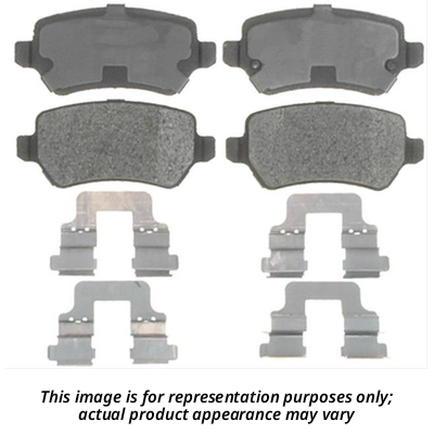 Rear Premium Semi Metallic Pads by IDEAL BRAKE - PMD2183 1