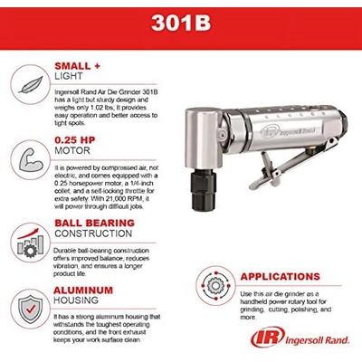 Meuleuse by INGERSOLL RAND - 301B pa7