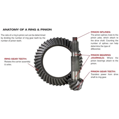 YUKON GEAR & AXLE - YG-D44JL456 - High Performance Ring and Pinion Gear Set pa2