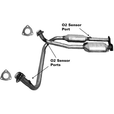 EASTERN CATALYTIC - 912333 -  Direct Fit Catalytic Converter and Pipe Assembly pa1