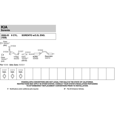 Direct Fit Converter by WALKER - 16524 pa4