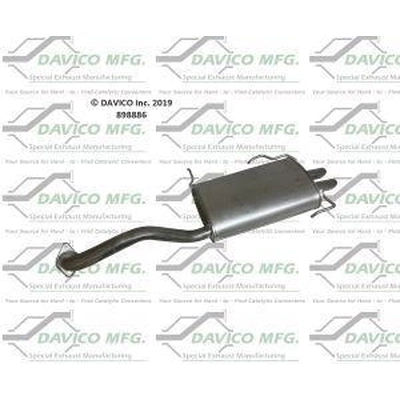 Direct Fit Muffler by DAVICO - 898886 pa1