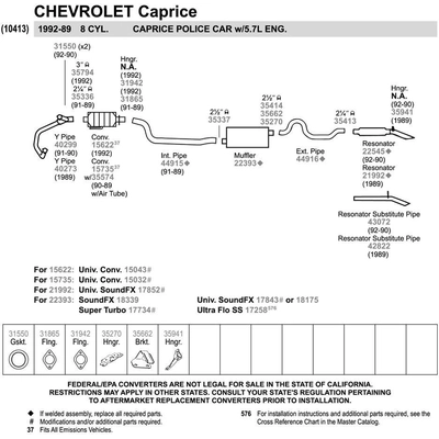 Steel Direct Fit Muffler - WALKER USA - 18339 pa12