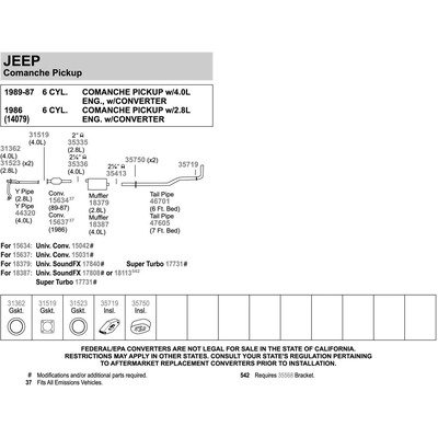 Steel Direct Fit Muffler - WALKER USA - 18379 pa16