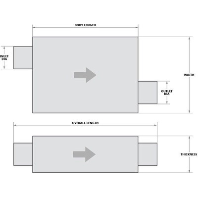 Silencieux à ajustement direct de WALKER USA - 27261 pa2